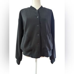 SCOTCH & SODA Ámsterdam Women's Black Button-Up Jacket size L